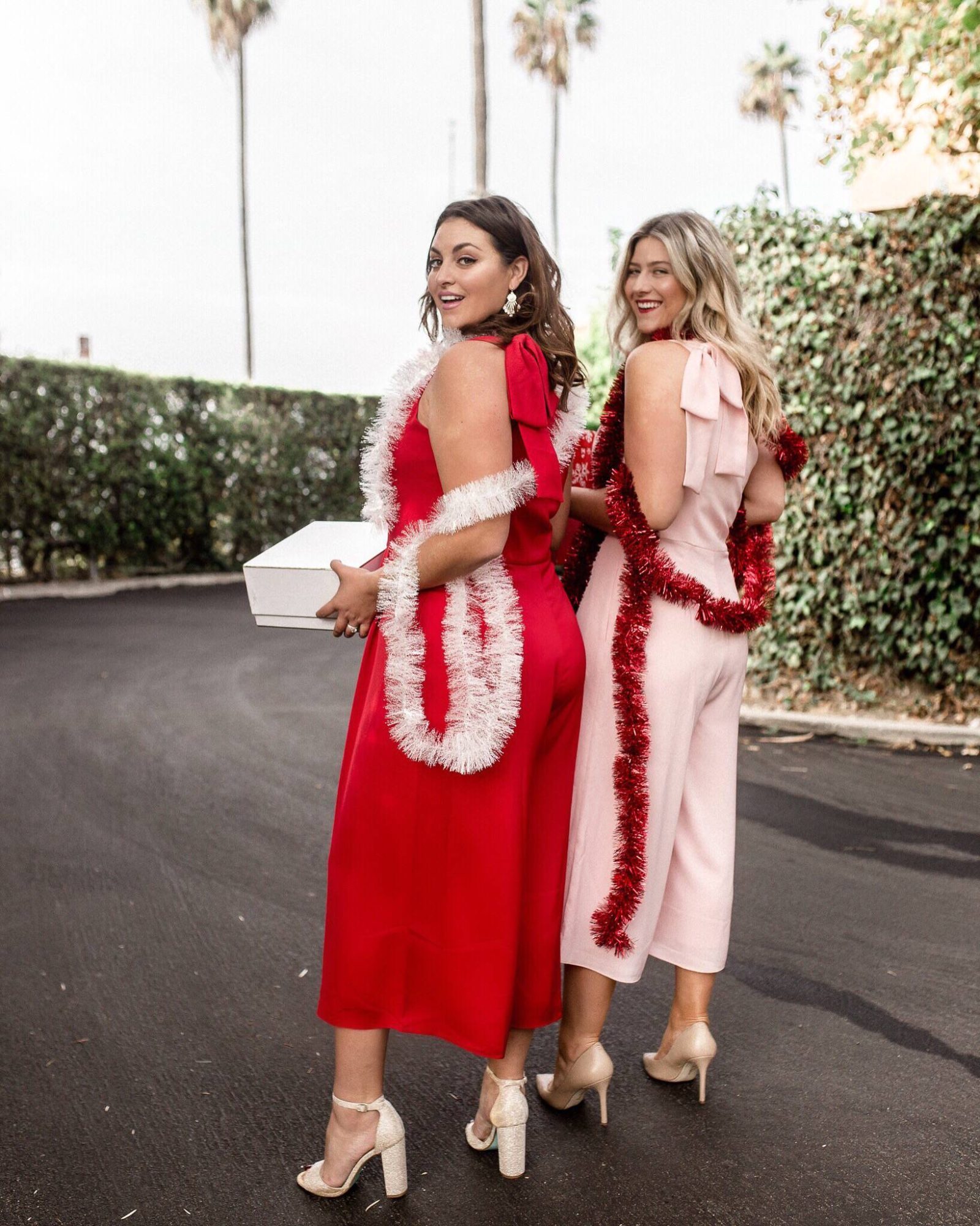 Holiday Style Red Jumpsuit